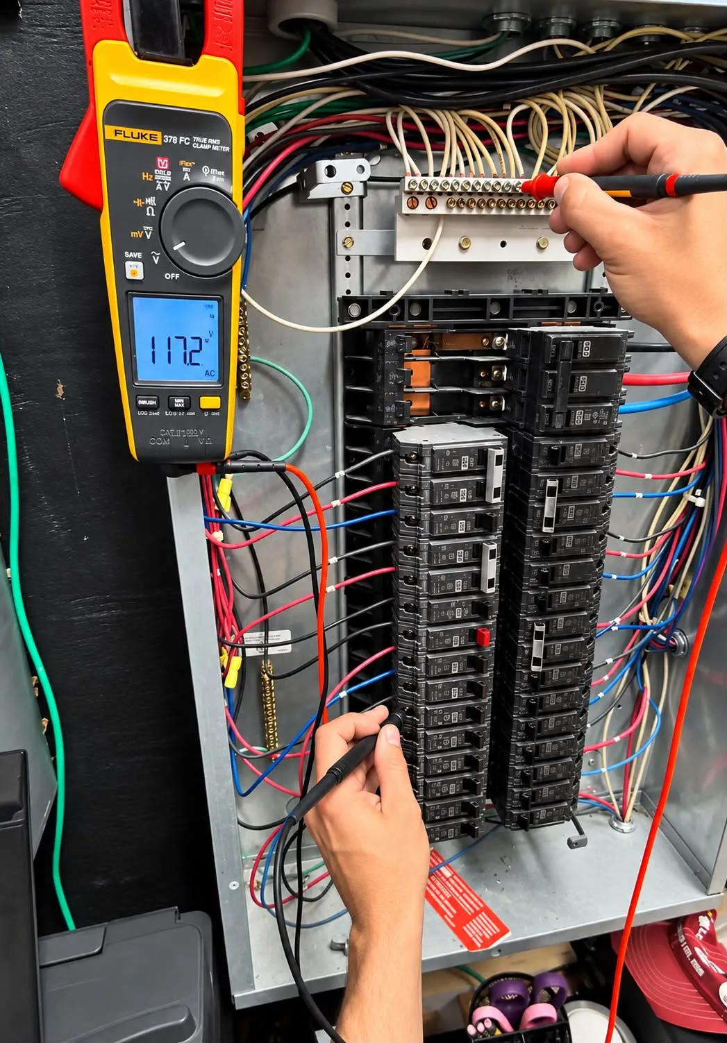 Electrical panel testing and troubleshooting by All Star Electrical Contractor