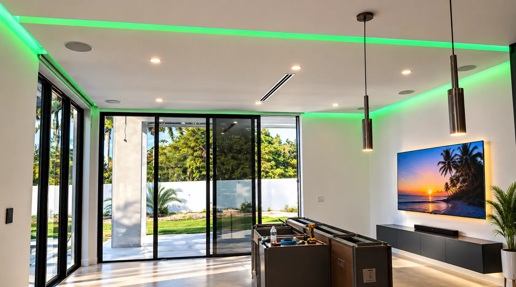 Low voltage wiring installation by All Star Electrical Contractor in Miami-Dade